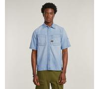 G-Star RAW Chemise Slanted Double Pocket Bleu clair L