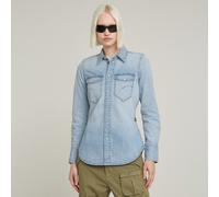 G-Star RAW Chemise Slim Western Bleu clair XS