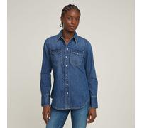 G-Star RAW Chemise Slim Western Bleu moyen XS