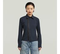 G-Star RAW Chemise ZIP Slim Bleu foncé M