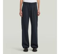 G-star - Bowey Pleated Chino - Femme - Pantalons - Bleu - Taille: W28