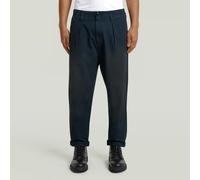 G-Star RAW Chino Pleated Relaxed Tapered Bleu foncé 30-32