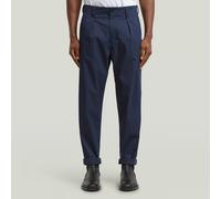 Pantalon chino plissé décontracté G-Star Tapered Bleu 31x34