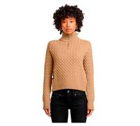 G-STAR RAW Chunky Knitted Skipper Pullover Sweat-Shirt, Multicolore (Lion HTR D23922-d170-3294), XXS Femme