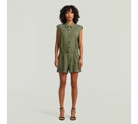 G-star Summer Regular Fit Sleeveless Romper Vert XL Femme