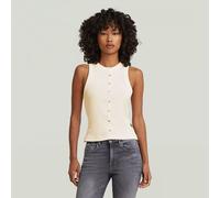 G-Star RAW Débardeur Heritage Hardware Slim Blanc XXL