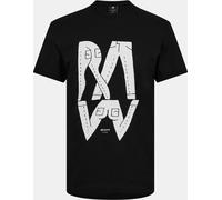 G-star Raw Denim Illustration T-Shirt Dk Noir Très petit Male