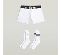 G-Star RAW Ensemble boxer et chaussettes 40-43 Blanc XL
