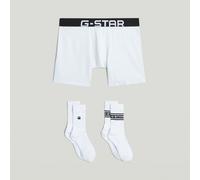 G-Star RAW Ensemble boxer et chaussettes 44-47 Blanc XXL