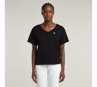 G-Star RAW Haut À Col V Ouvert Relaxed Noir XXS