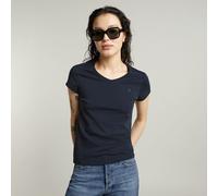 G-Star RAW Haut Eyben Slim V-Neck 2.0 Bleu foncé XS