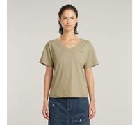 G-star Open Relaxed Short Sleeve V Neck T-shirt Vert S Femme