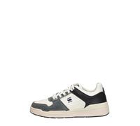 G-STAR RAW Homme Attacc Blk Lea M Basket, Multicolore White Blue D24906 01 315, 41 EU