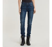 G-Star Femme Jean Ace 2.0 Biker Slim Straight, Bleu (worn in blizzard D25285-D761-G799), 26W / 32L
