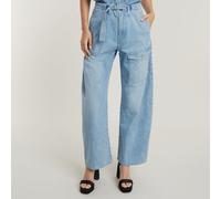 G-Star RAW Jean Belted Cargo Loose Bleu clair 28-32