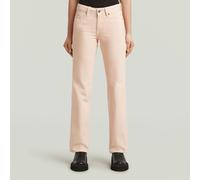 G-Star Femme Jean G-Low Straight, Rose (peach puree gd coated D26163-D300-H153), 28W / 30L