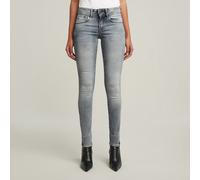 G-Star Femme Jean Lynn Mid Skinny, Gris (faded industrial grey D06746-9882-B336), 28W / 28L