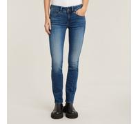 G-star Midge Mid Straight Jeans Bleu 24 / 28 Femme