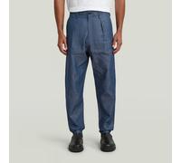 G-Star RAW Jean Pleated Chino Relaxed Tapered Bleu foncé 33-34