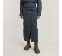 G-Star RAW Jupe longue Viktoria Moto Bleu foncé 27