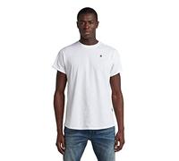 G-star Lash Ribbed Short Sleeve T-shirt Blanc XL Homme