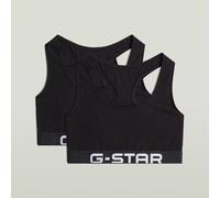 G-Star RAW Lot de 2 bralettes Racerback Noir XS