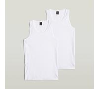 G-Star RAW Lot De 2 Débardeurs Base Blanc M
