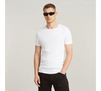 G-Star Homme Lot De 2 T-Shirts Base, Blanc (White D07205-124-110), L