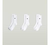 G-Star RAW Lot de 3 chaussettes Blanc 40-43
