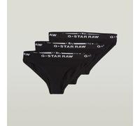 G-Star RAW Lot De 3 Slips Noir XS