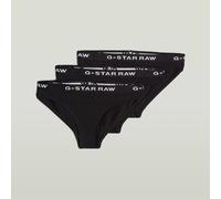 G-Star RAW Lot De 3 Slips Noir XXS