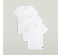 G-Star RAW Lot de 3 T-shirts V-Neck Blanc M
