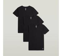 G-Star RAW Lot de 3 T-shirts V-Neck Noir S