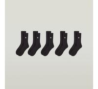 G-Star RAW Lot de 5 chaussettes Noir 40-43