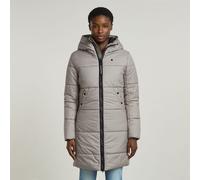 G-Star RAW Manteau Whistler Hooded Quilted Slim Long Beige XS