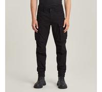 G-Star RAW Pantalon Cargo 3D Regular Tapered Cuffed Noir 31-34