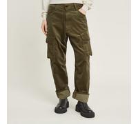 G-star Cord 3d Bf Cargo Pants Vert 25 Femme