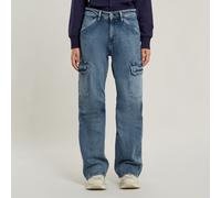 G-Star RAW Pantalon Cargo Eve Low Wide Leg Bleu moyen 29-30