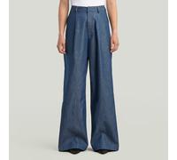 G-Star RAW Pantalon Fluid Wide Leg Bleu foncé 24