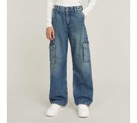 G-Star RAW Pantalons Cargo Mega pour Filles Bleu moyen 6