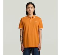 G-Star RAW Polo Chest Logo Striped Orange XL