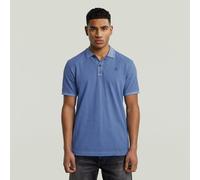 G-Star RAW Polo Dunda Overdyed Slim Bleu moyen XS