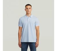 G-Star RAW Polo Dunda Slim Stripe Bleu clair L