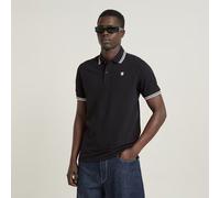 G-Star Polo Dunda Slim Stripe – Manches courtes – Noir – Taille S – Homme