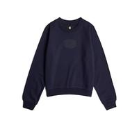 G-STAR RAW Pull à col Rond avec Logo Sweat-Shirt, Bleu (Warm Sartho D26375-d991-c423), M Femme
