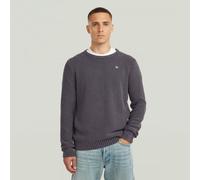 G-Star RAW Pull Garment Dyed Structure Bleu foncé XXL