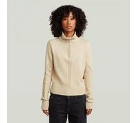 G-Star RAW Pull Milano Half Zip Blanc XS