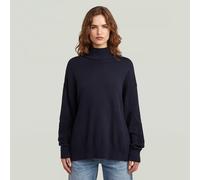 G-Star RAW Pull Milano High Neck Bleu foncé S