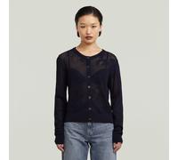 G-Star RAW Pull Pointelle Cardi Bleu foncé XS