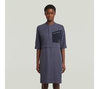 G-Star RAW Robe-Chemise Half Placket Bleu foncé XS